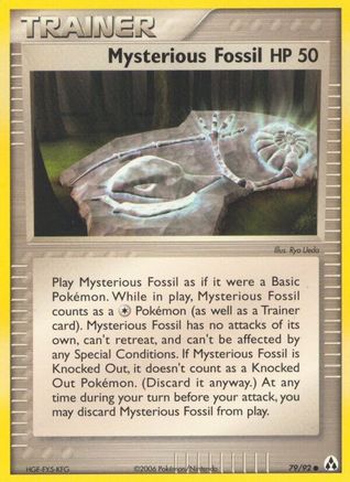 Mysterious Fossil/92 - [Legend Maker] Reverse Holofoil