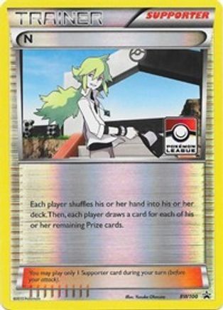 N (Supporter) - BW100 BW100/101 - [Black and White Promos] Holofoil