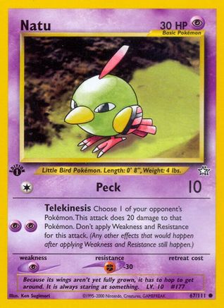 Natu 67/111 - [Neo Genesis] 1st Edition