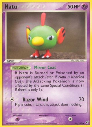 Natu 66/107 - [Deoxys] Reverse Holofoil