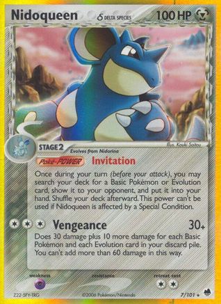 Nidoqueen (Delta Species)/101 - [Dragon Frontiers] Reverse Holofoil