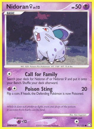 Nidoran F 91/123 - [Mysterious Treasures]