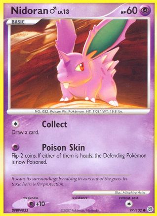 Nidoran (97/132) (Mâle) [Diamant &amp; Perle : Merveilles secrètes] 
