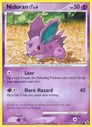 Nidoran (72/111) (Homme) [Platine : Rising Rivals] 
