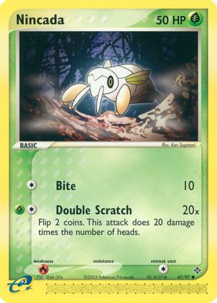 Nincada (67/97) [EX : Dragon] 