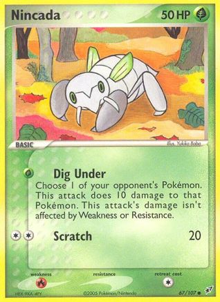 Nincada (67/107) (Estampillé) [EX : Deoxys] 