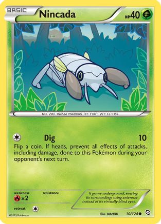 Nincada (10/124) [Noir et Blanc : Dragons Exaltés] 