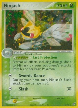 Ninjask/107 - [Deoxys] Reverse Holofoil