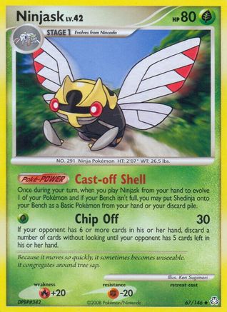 Ninjask (67/146) [Diamant et Perle : l'éveil des légendes] 