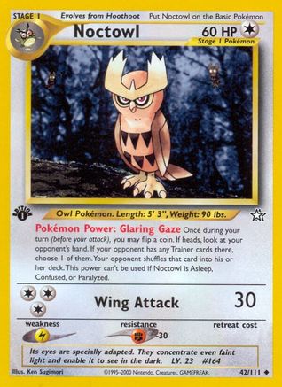 Noctowl 42/111 - [Neo Genesis] 1st Edition
