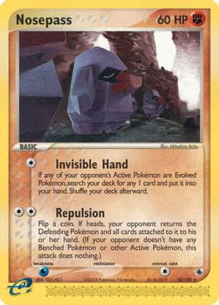 Nosepass (18/109) [EX : Rubis et Saphir] 