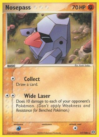 Nosepass/106 - [Emerald] Reverse Holofoil