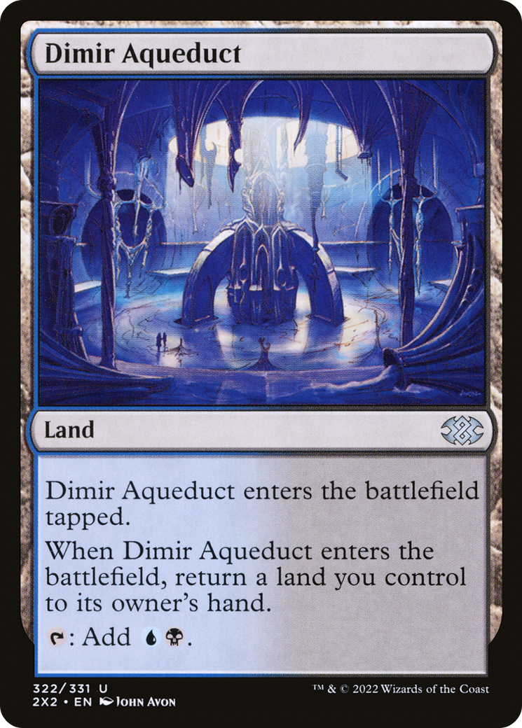 Dimir Aqueduct (2X2-322) - [Double Masters 2022]