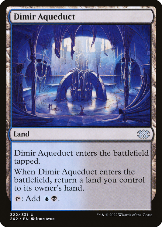 Dimir Aqueduct (2X2-322) - [Double Masters 2022]