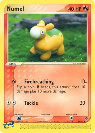 Numel (69/97) [EX : Dragon] 
