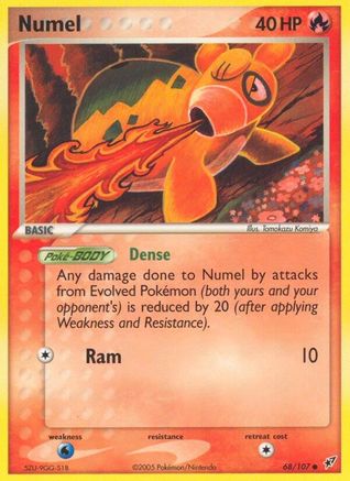 Numel 68/107 - [Deoxys] Reverse Holofoil