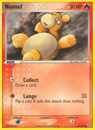 Numel - 057/106 57/106 - [Emerald] Reverse Holofoil