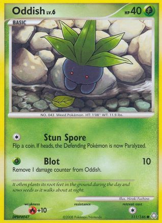 Oddish (111/146) [Diamond &amp; Pearl : Légendes éveillées] 