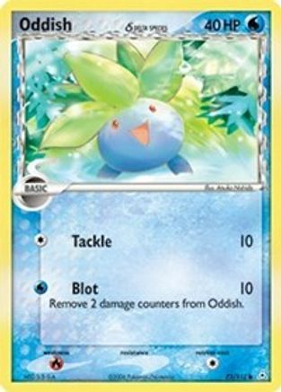 Oddish (73/110) (Espèce Delta) (Estampillé) [EX : Fantômes Holon] 