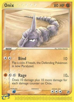 Onix 71/100 - [Sandstorm] Reverse Holofoil