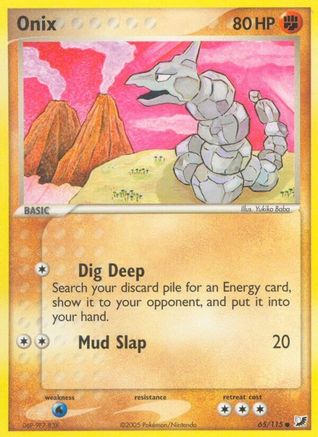 Onix (65/115) (Estampillé) [EX : Forces invisibles] 