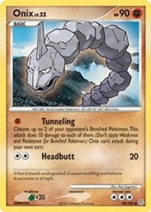 Onix (92/130) [Diamant et perle : ensemble de base] 