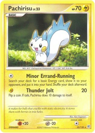 Pachirisu (35/130) [Diamant et perle : ensemble de base] 