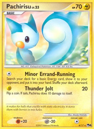 Pachirisu 4/17 - [POP Series 6] Holofoil