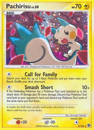 Pachirisu/106 - [Great Encounters] Holofoil