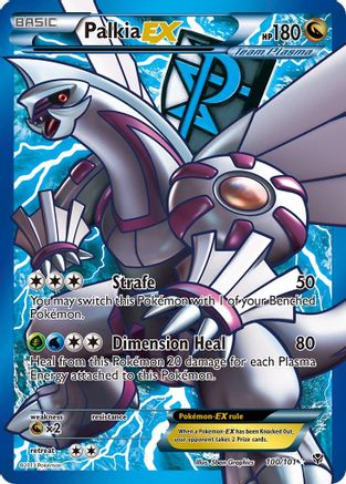 Palkia EX (100/101) [Noir et blanc : explosion de plasma] 