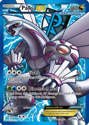 Palkia EX (Team Plasma) (100 Full Art) (100/101) [PLB Plasma Blast] Holofoil