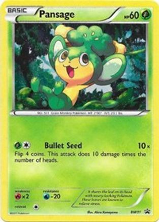 Pansage - BW11/101 - [Black and White Promos] Holofoil