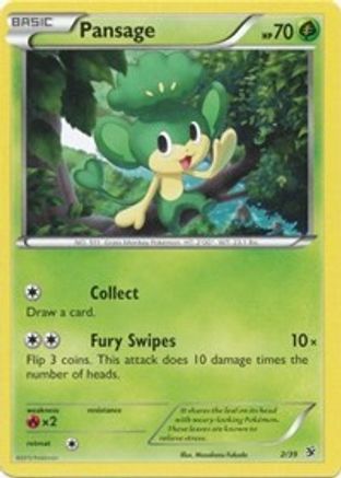 Pansage (2/39) [XY : Kit de démarrage Kalos] 