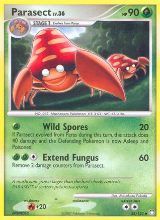 Parasect/123 - [Mysterious Treasures]