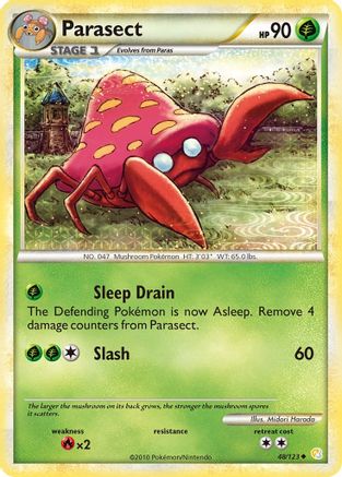 Parasect 48/123 - [HeartGold SoulSilver]