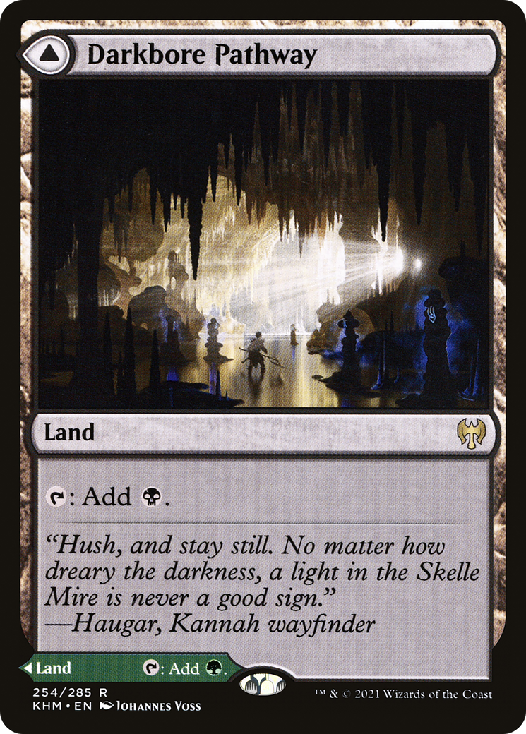 Darkbore Pathway // Slitherbore Pathway (KHM-254) - [Kaldheim]