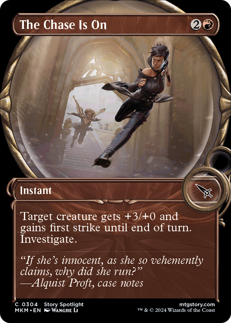 The Chase Is On (MKM-304) - [Murders at Karlov Manor]: (Showcase) Foil
