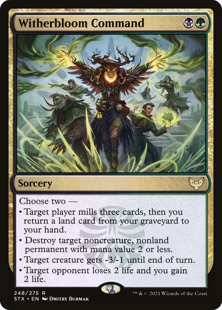 Witherbloom Command (STX-248) - [Strixhaven: School of Mages] Foil