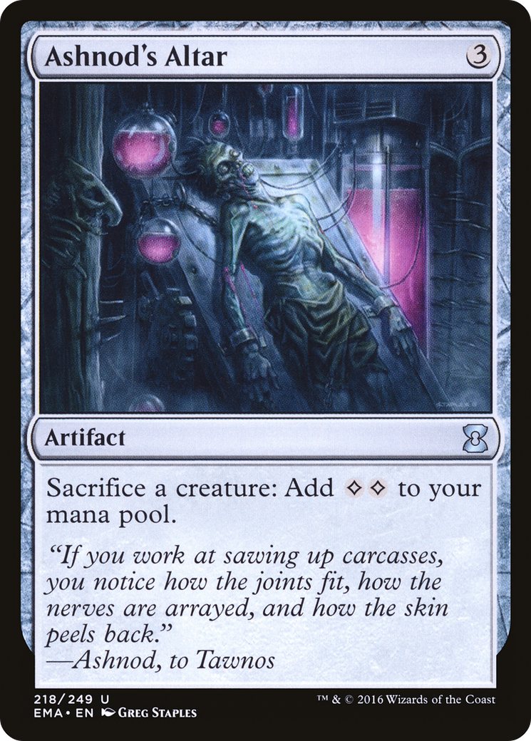 Ashnod's Altar (EMA-218) - [Eternal Masters] Foil