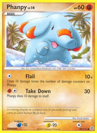 Phanpy (98/132) [Diamant &amp; Perle : Merveilles secrètes] 