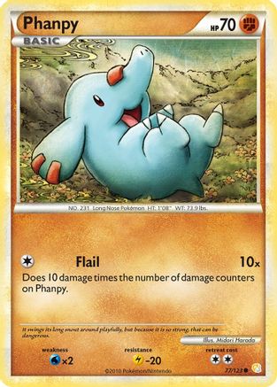 Phanpy 77/123 - [HeartGold SoulSilver]