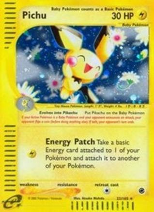 Pichu (22/165) [Expédition : Ensemble de base] 