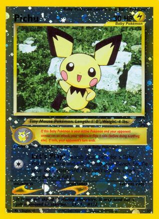 Pichu 35/53 - [WoTC Promo] Reverse Holofoil