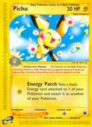 Pichu (58/165) [Expédition : Ensemble de base] 