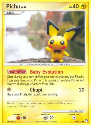 Pichu (93/123) [Diamant &amp; Perle : Trésors mystérieux] 