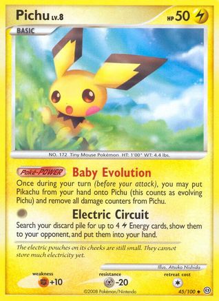 Pichu (45/100) [Diamant &amp; Perle : Stormfront] 