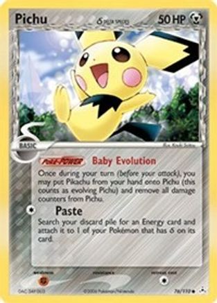 Pichu (Delta Species) 76/110 - [Holon Phantoms]