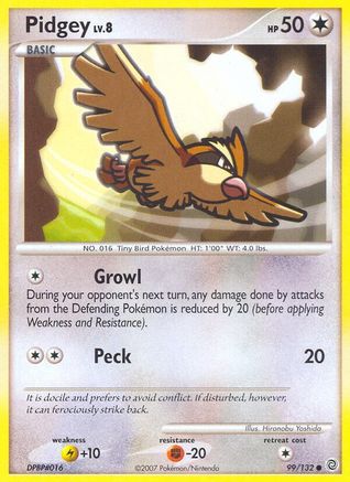 Pidgey (99/132) [Diamant &amp; Perle : Merveilles secrètes] 