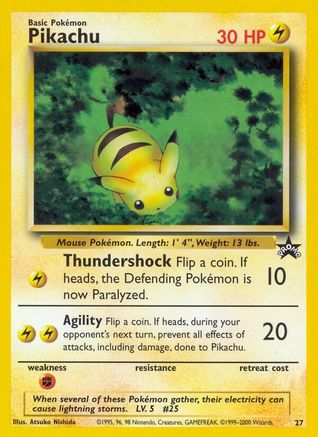 Pikachu (27) 27/53 - [WoTC Promo]