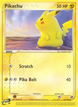 Pikachu 72/100 - [Sandstorm]